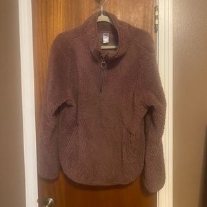 Purple Sherpa pull over.